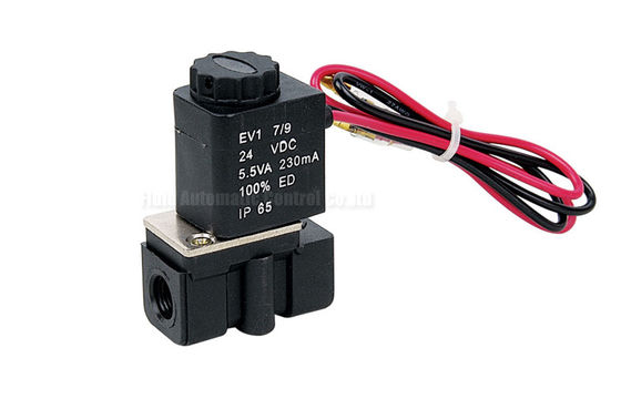 2.5mm Plastic Staal Twee Klep van de Positie de Bidirectionele Solenoïde, Rechtstreekse Klep