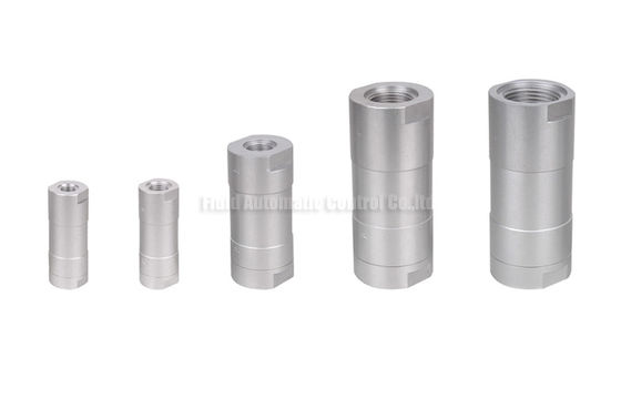 Aluminiummetaalcontrole-klep G1/8" - G1/2", ondirectionele klep