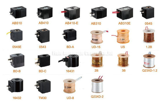 De de Kleprollen van de luchtsolenoïde voor Twee plaatsen Bidirectionele Waterklep DC24V AC220V