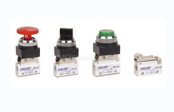 MOV-Reeks Twee Positie Pneumatische Mechanische Klep Met drie richtingen G1/8“