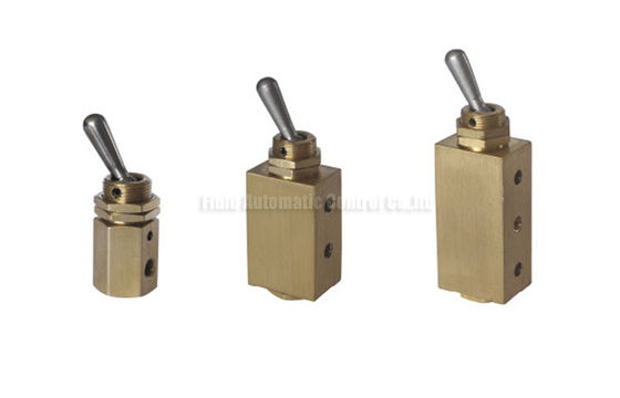 Miniatuur Twee Positie Vijf van de het Messingshand van de Manier Hand Richtingcontrole de Knevelklep