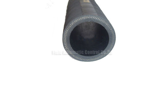 305mm Katoenen Stof Met grote trekspanning versterkte Zwarte Rubberslangpijp