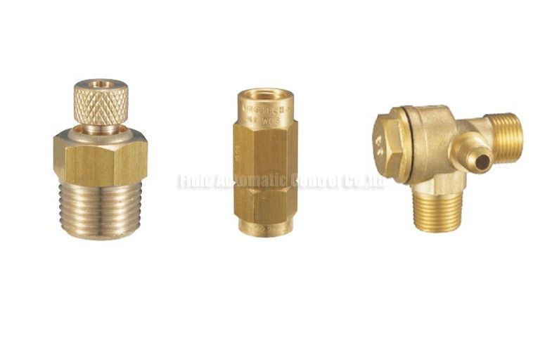 Valve pneumatique en laiton d'égouttoir d'accessoires, valve déchargée, valve de commande de puissance, clapet anti-retour de compresseur d'air