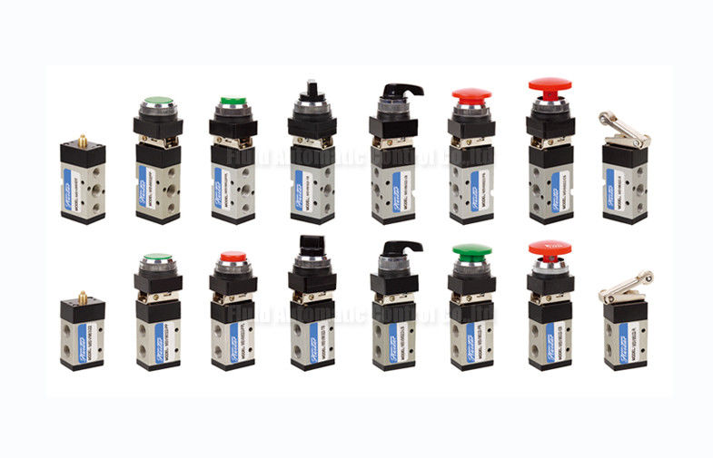 Twee Positiemsv de Mechanische Klep Met drie richtingen van de de Machinecontrole van de Controleklep G1/4“ 0.8Mpa Pneumatische