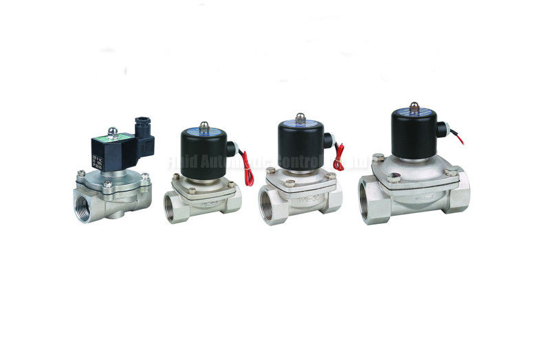 Klep van de roestvrij staalsolenoïde twee plaatst bidirectionele, havengrootte G1/8 " ~G2“